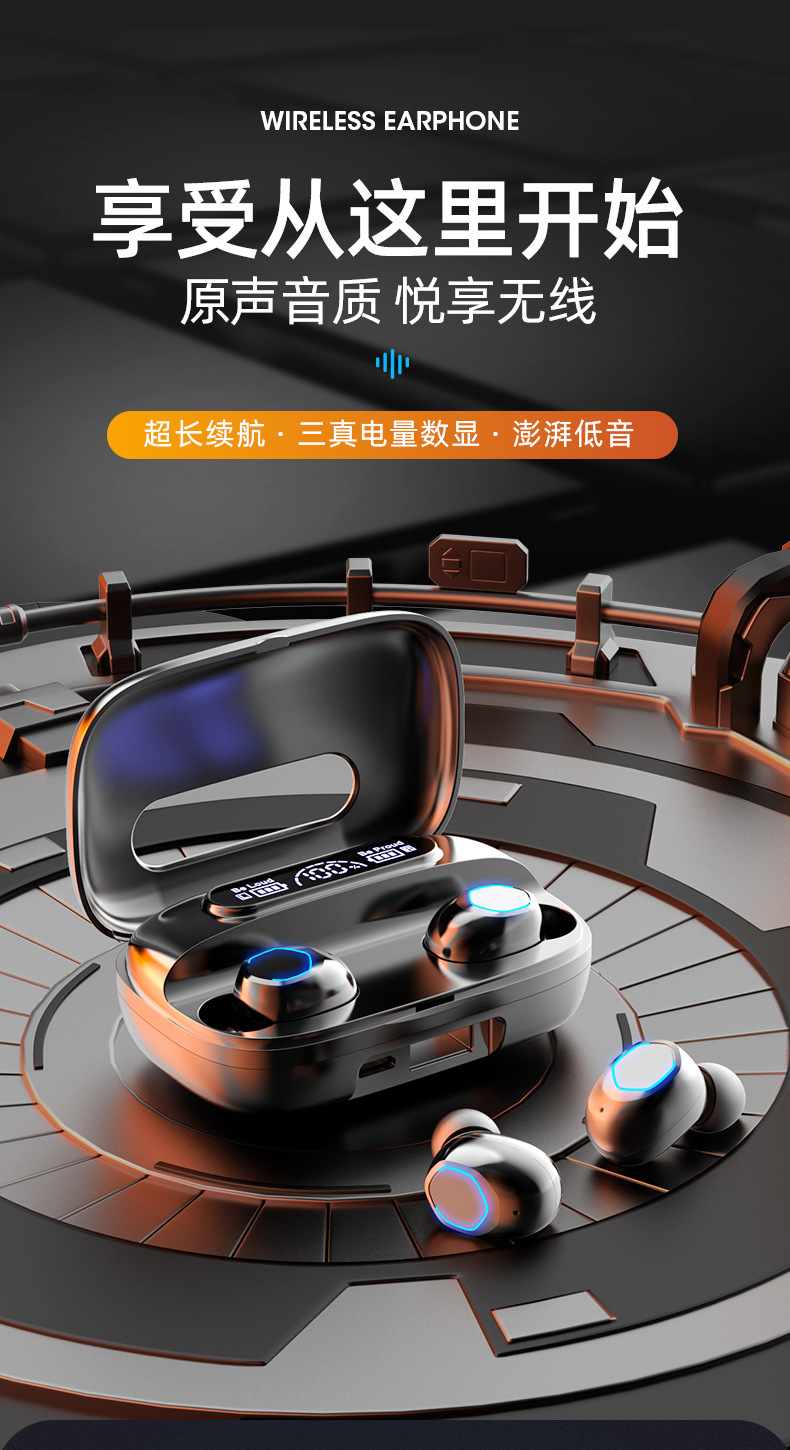 Transfronterizo explosivo tipo de auriculares bluetooth clip no en el oído deportes mini auriculares inalámbricos modelo privado huaqiangbei en stock pic 3