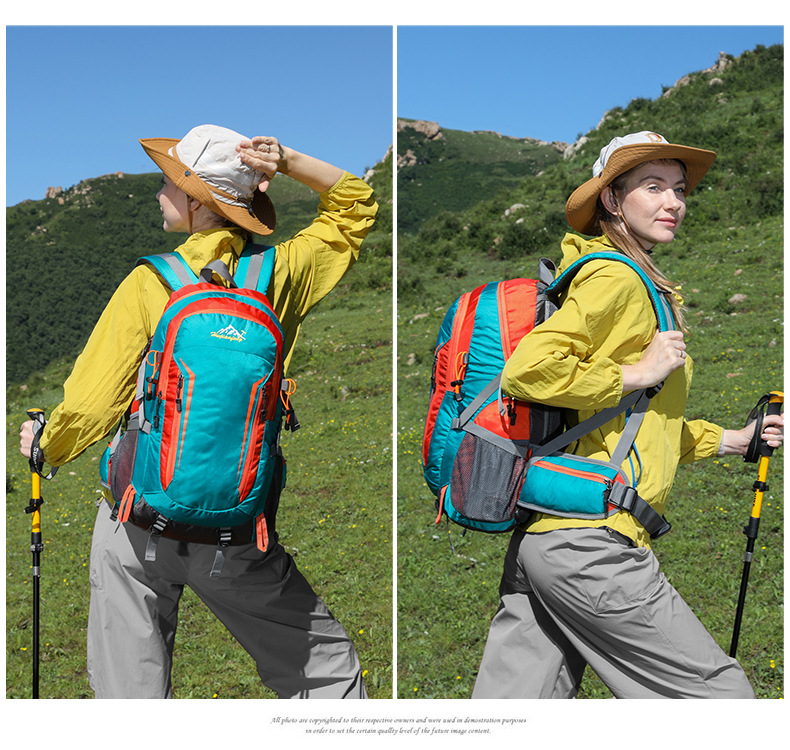 New cross-border outdoor bags, hiking bags, trekking bags, travel bags, sports bags, fitness bags, backpacks and large-capacity backpacks pic 3