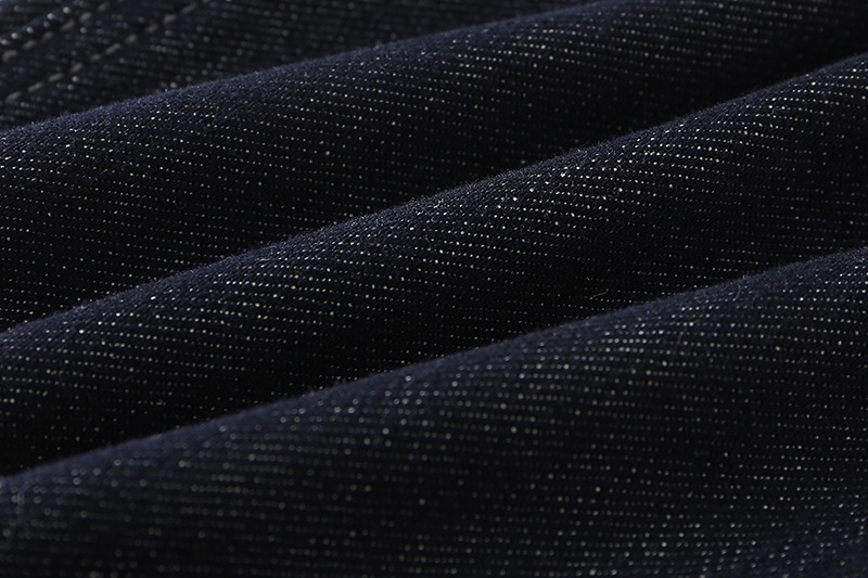 工厂货源A3正确版宽松休闲阔腿牛仔裤复古丹宁原色中高腰详情12