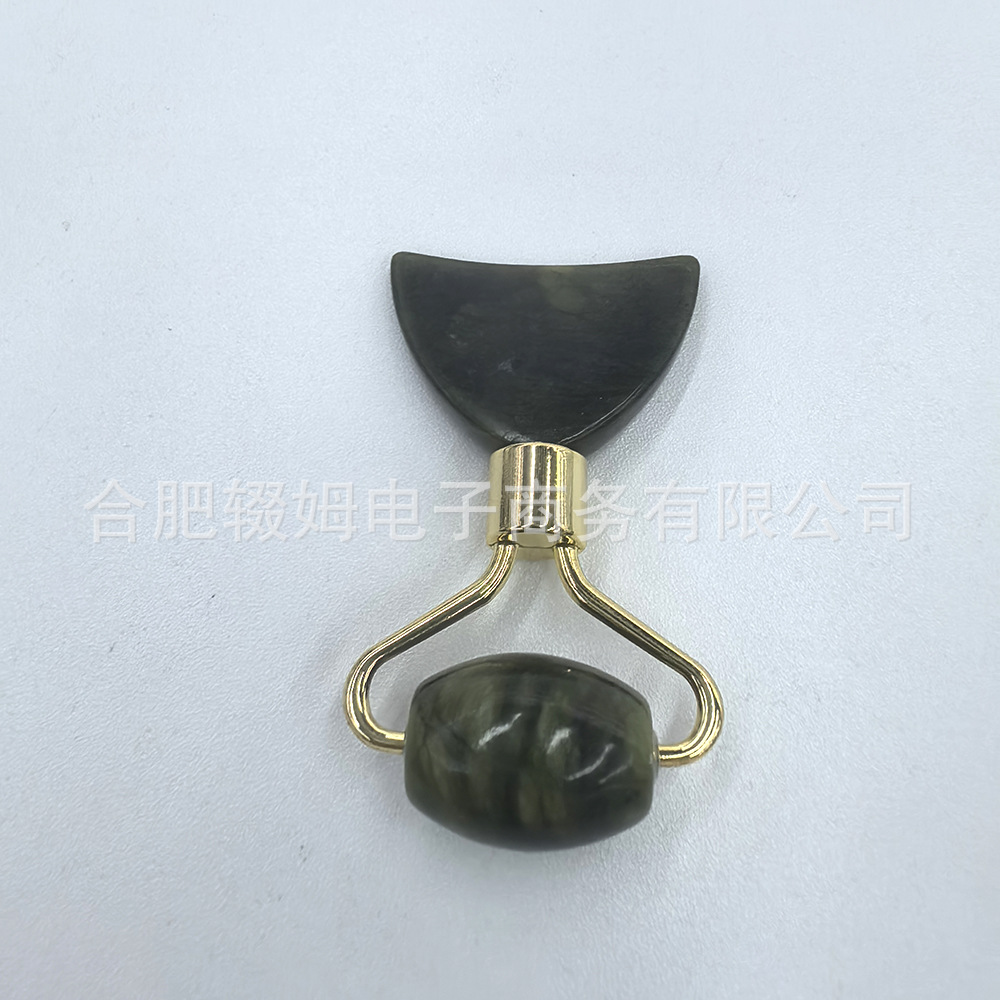 工厂批发玉石滚轮刮痧二合一按摩器粉脸部面部迷你按摩美容器跨境详情18
