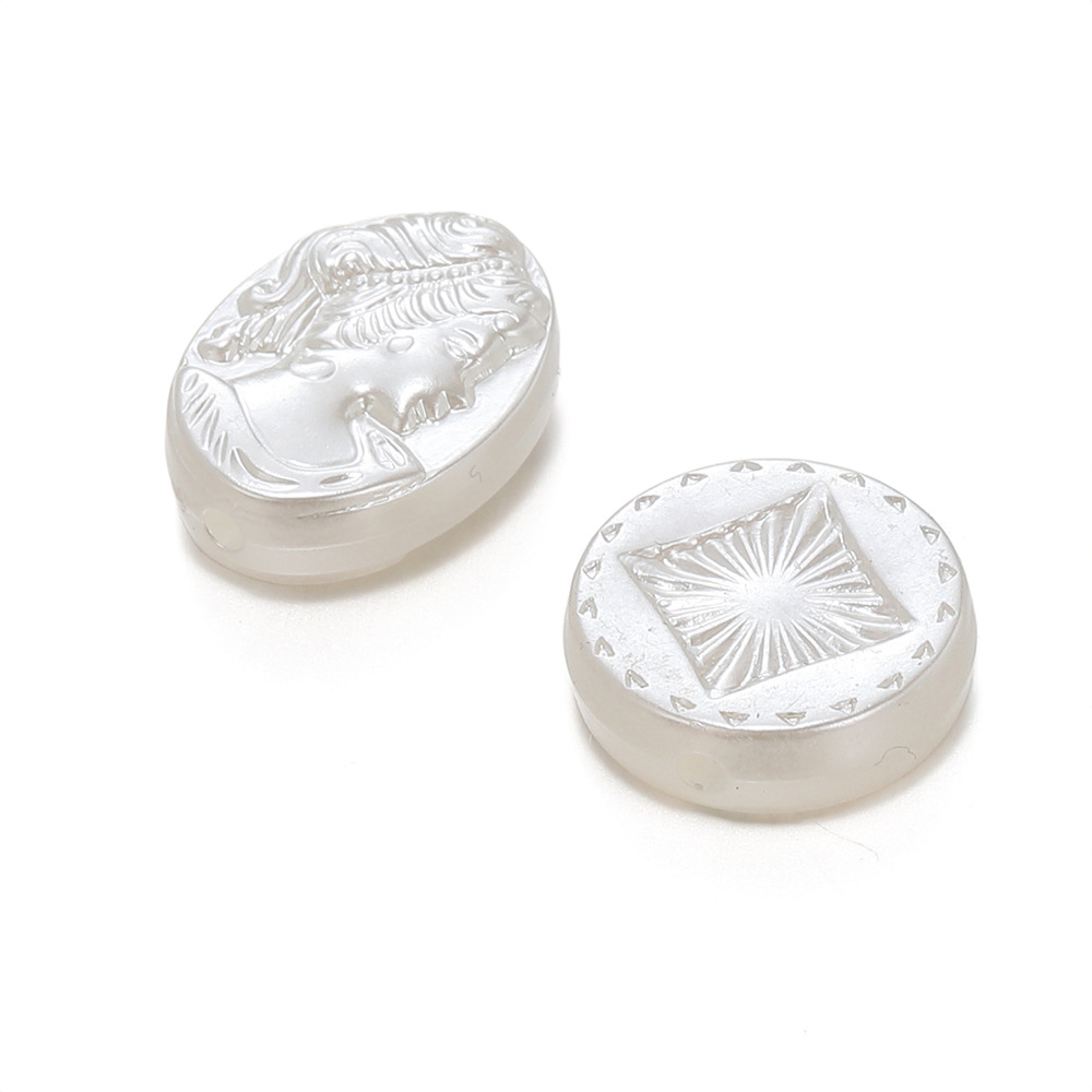 ABS仿珍珠 巴洛克风花朵仙人掌蝴蝶结 奶油胶diy手工串珠耳环配饰详情9