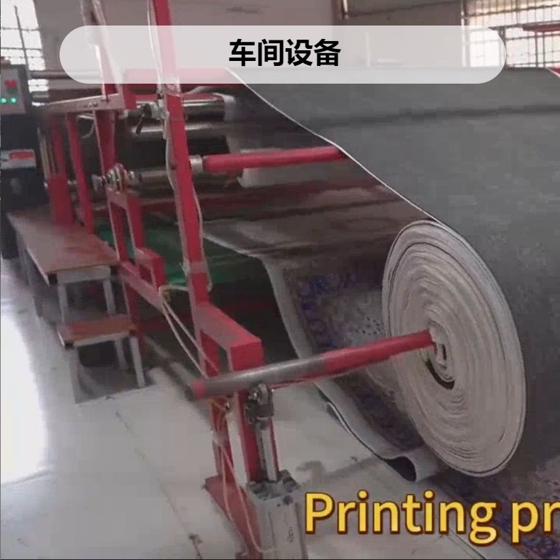 跨境diy丝圈水晶绒硅藻泥法兰绒植绒tpr底仿地垫地毯来图定制异形详情2