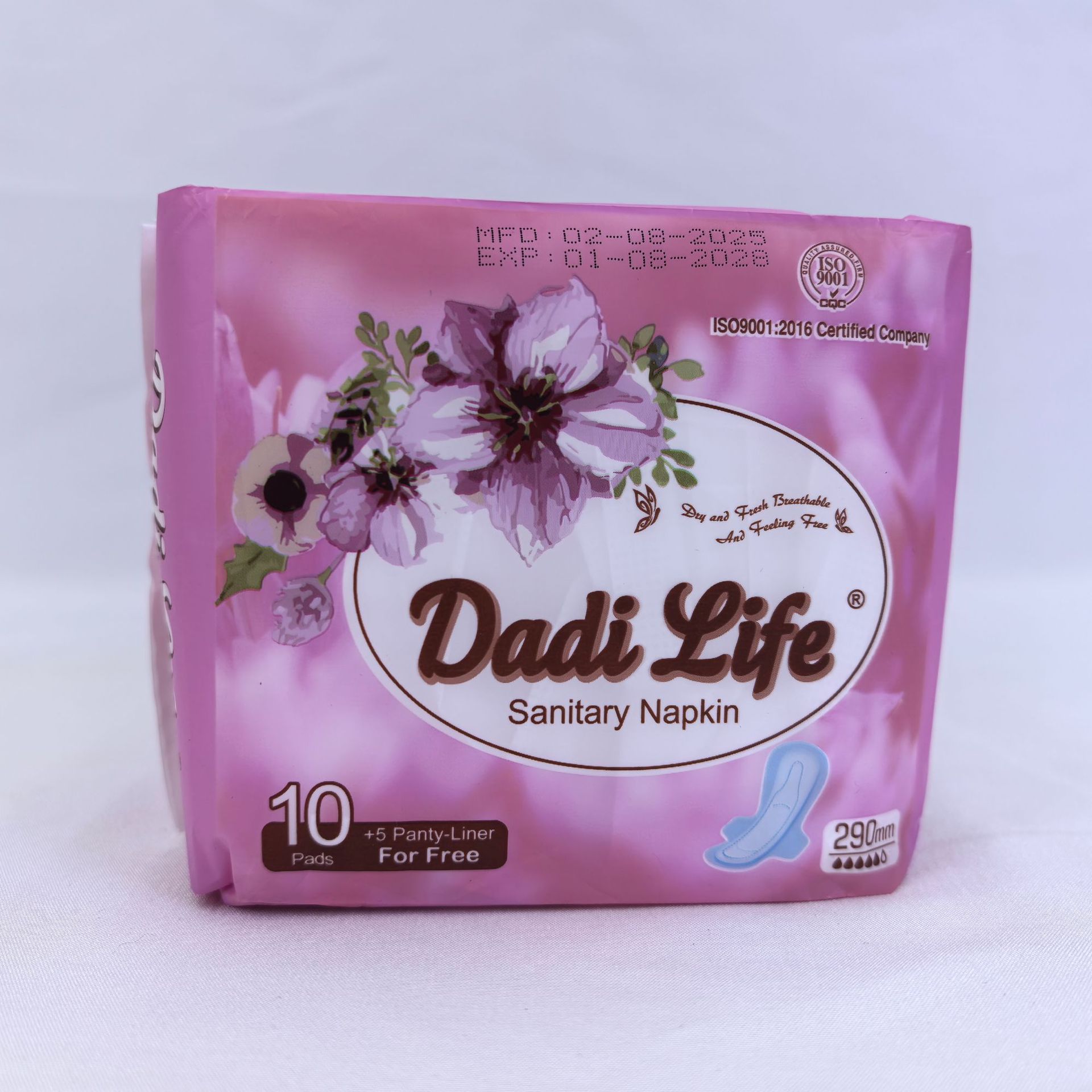 10片装卫生巾290mm外贸出口工厂面料卫生护垫日用夜用卫生巾整箱详情5