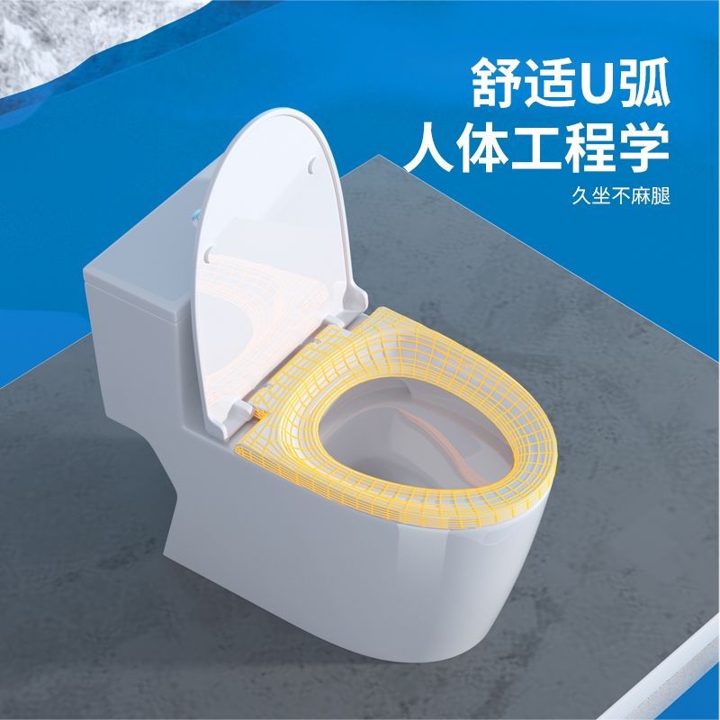 A new type of high-temperature toilet with a single row of holes at the bottom, featuring a siphonic suction system for household use, strong suction power, and a large diameter pic 10