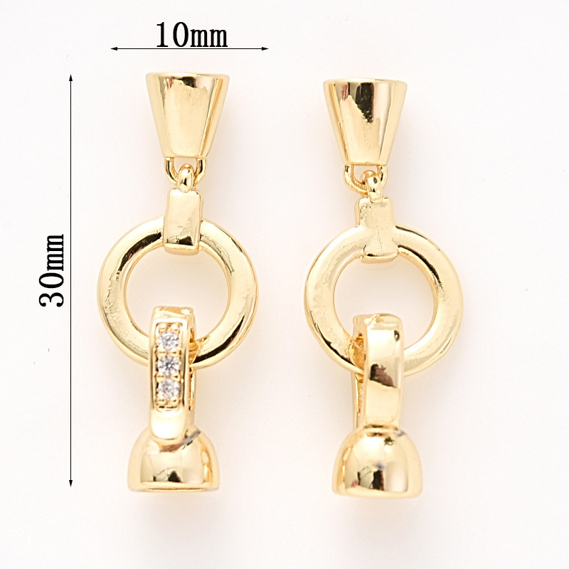 Zhuji pearl necklace buckle 8-shaped buckle, handcrafted end buckle, connecting buckle, mother-and-child buckle, sweater chain, universal buckle, DIY accessories pic 18