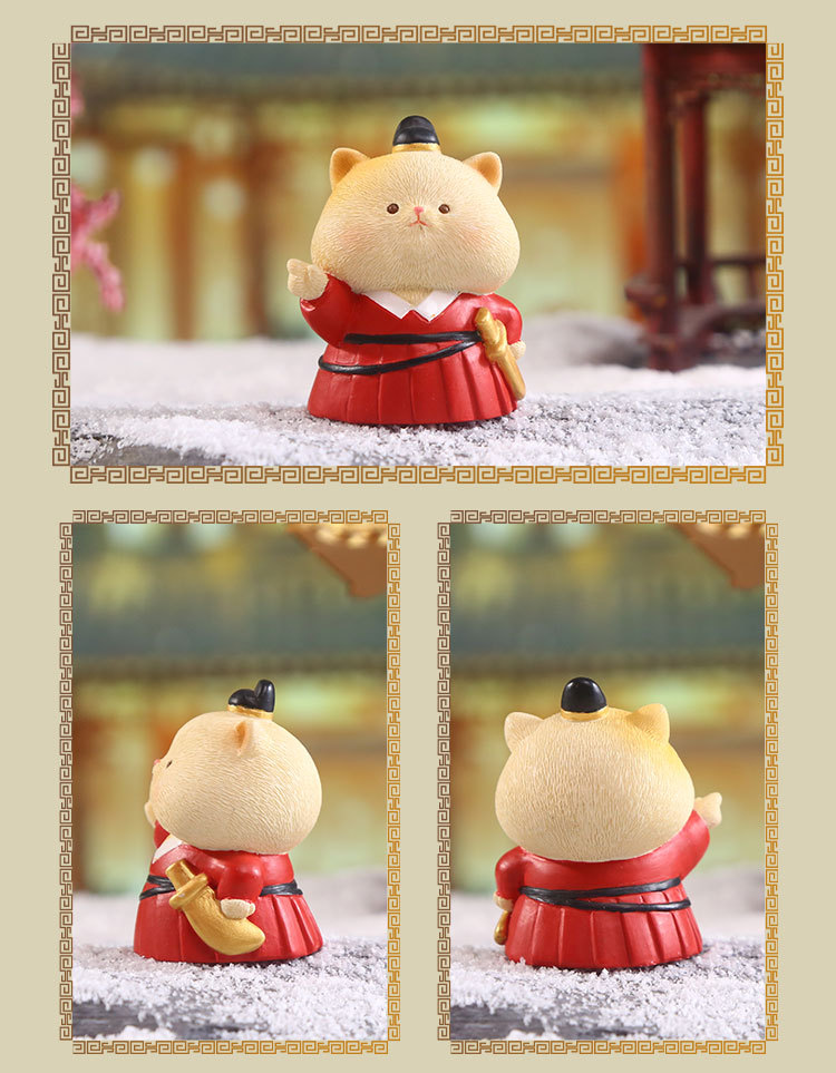 Meow Meow Long Live Blind Box, cartoon cute figurines, resin ornaments, creative dolls, trendy tabletop ornaments, blind box pic 15