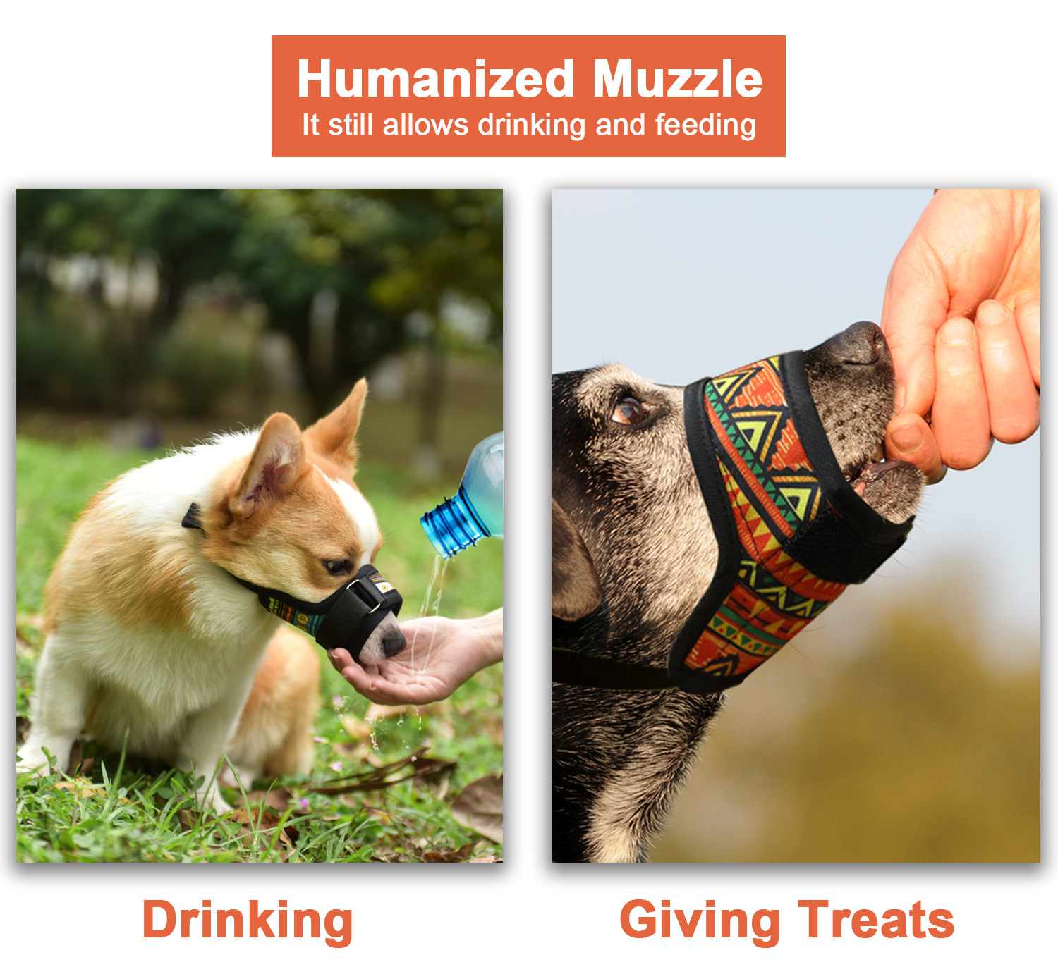 2025 Cross-border new dog mouth cover, long-mouthed dog anti-random eating and anti-biting dog mask, small, medium and large dog face mask in stock pic 10