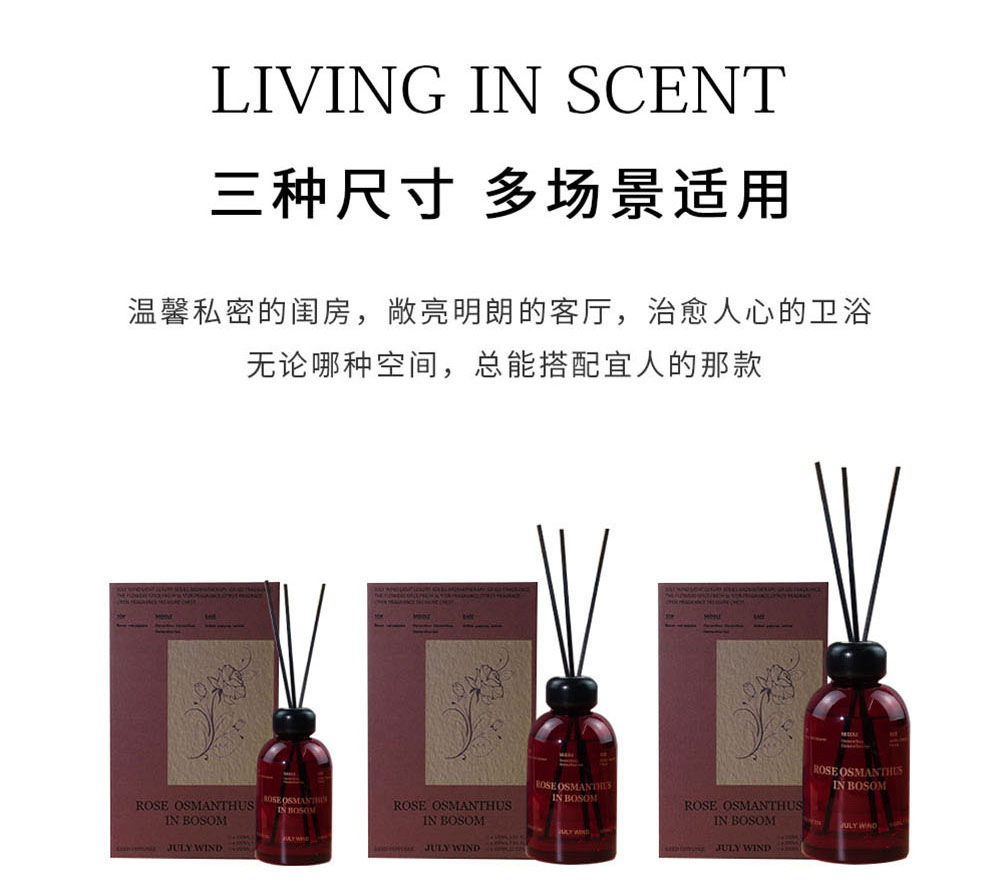 JULYWIND香薰礼盒轻奢无火香薰摆件生日礼物空气清洗剂家居摆件详情34