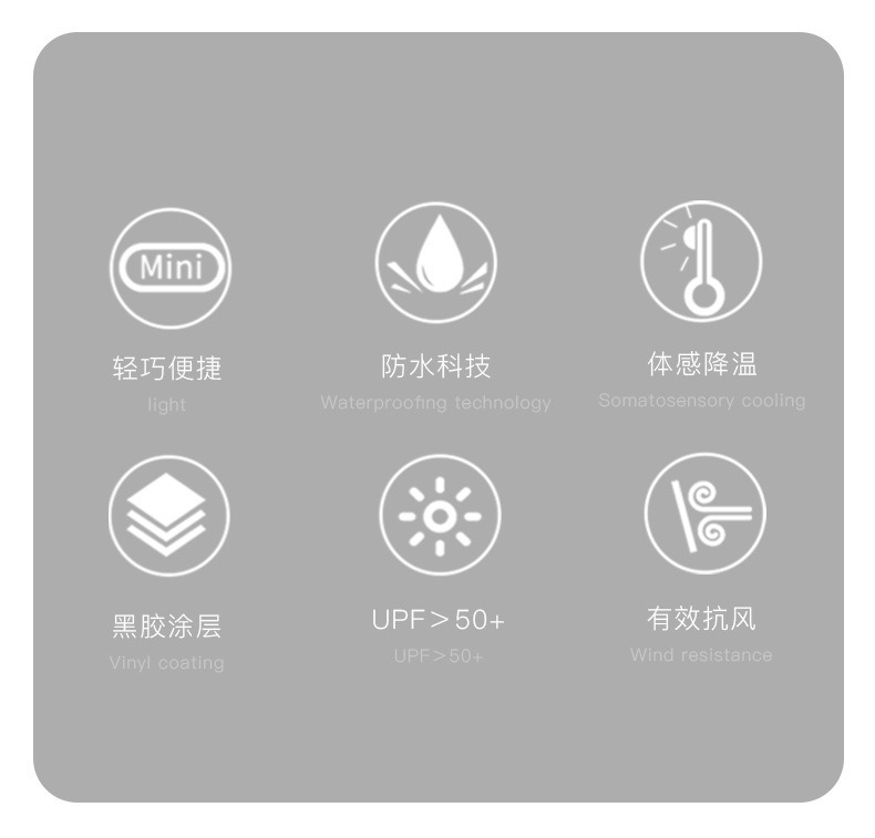 伞小巧雨伞批发折叠五折伞晴雨两用胶囊伞防晒遮阳伞口袋女高级感详情7