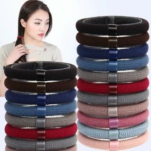 Two-yuan store general merchandise with free shipping, 1-2 yuan small items, Korean version basic high-elasticity thick hair band headwear factory direct sales pic 9