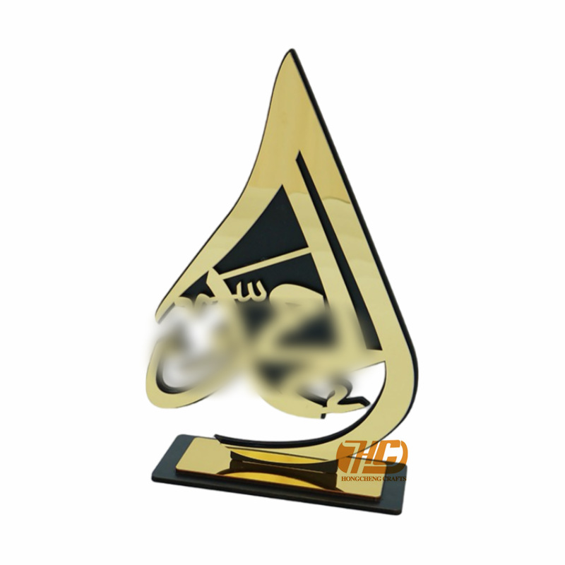 镂空跨境亚克力镜面立体节日家居装饰桌面摆件摆台字母工艺品礼品办公文化行政用品奖杯详情3