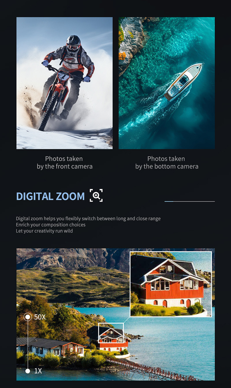 Cross-border best-selling remote-controlled drone with screen, professional aerial photography, GPS positioning, dual-camera, long-range aircraft pic 6