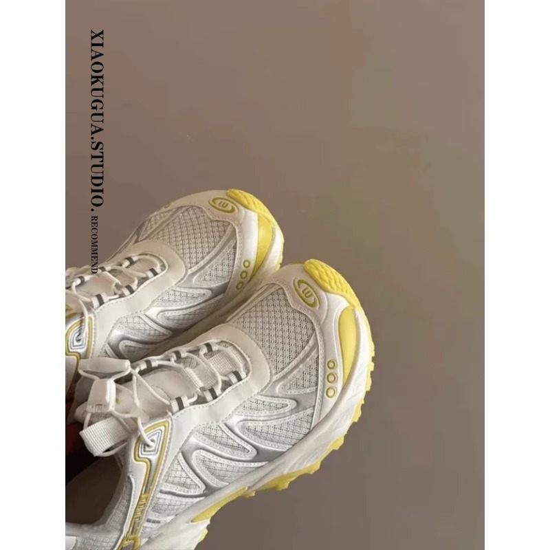 厚底老爹鞋女款2025新款夏季网面透气休闲运动鞋子轻便徒步登山鞋详情6