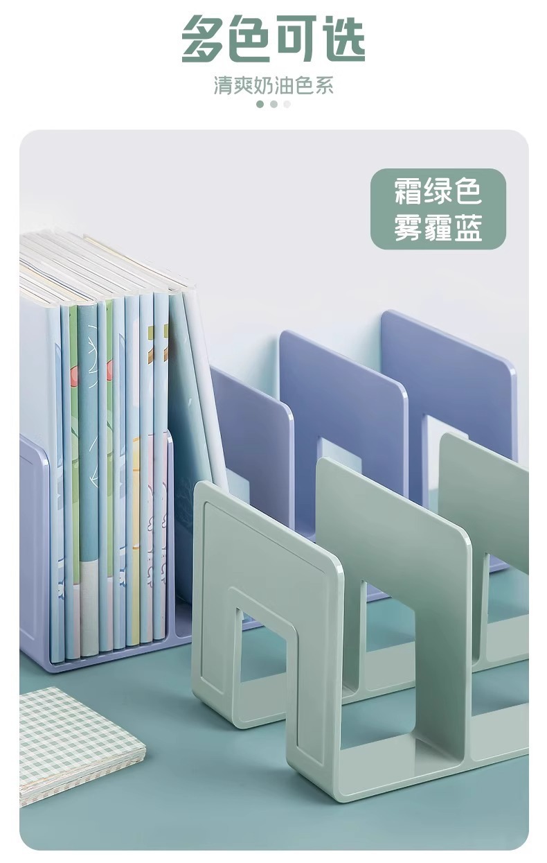 Desktop simple bookshelf, student desk, book storage rack, multi-layered office document storage rack pic 12
