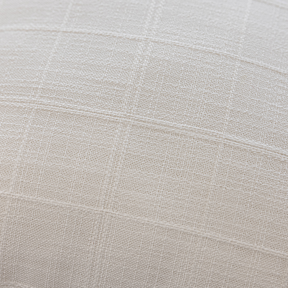 Cross-border minimalist style autumn and winter solid color polyester double-sided jacquard checkered home cushion Headboard sofa pillowcase pic 11