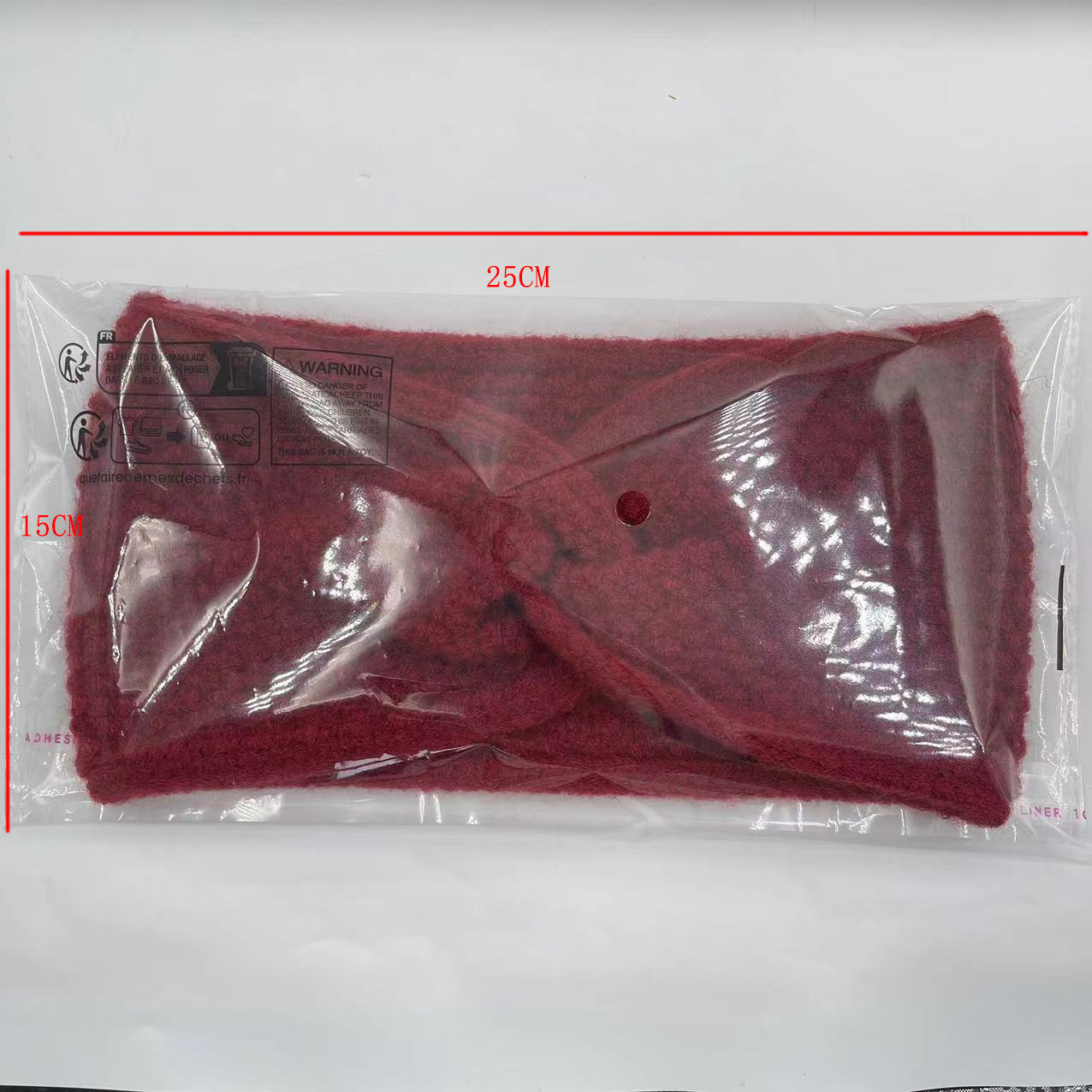 秋冬加厚针织交叉发带双层佩斯利腰果花头巾运动防寒保暖弹性头带详情14