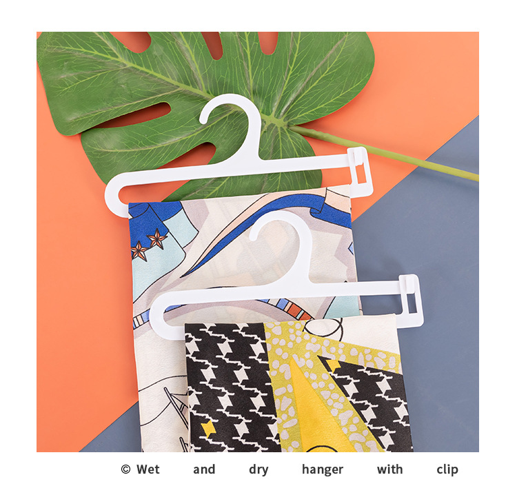 Plastic hook multi-functional storage and hanging pants wonder, small snap-on sock rack, silk scarf rack, pantyhose rack pic 9