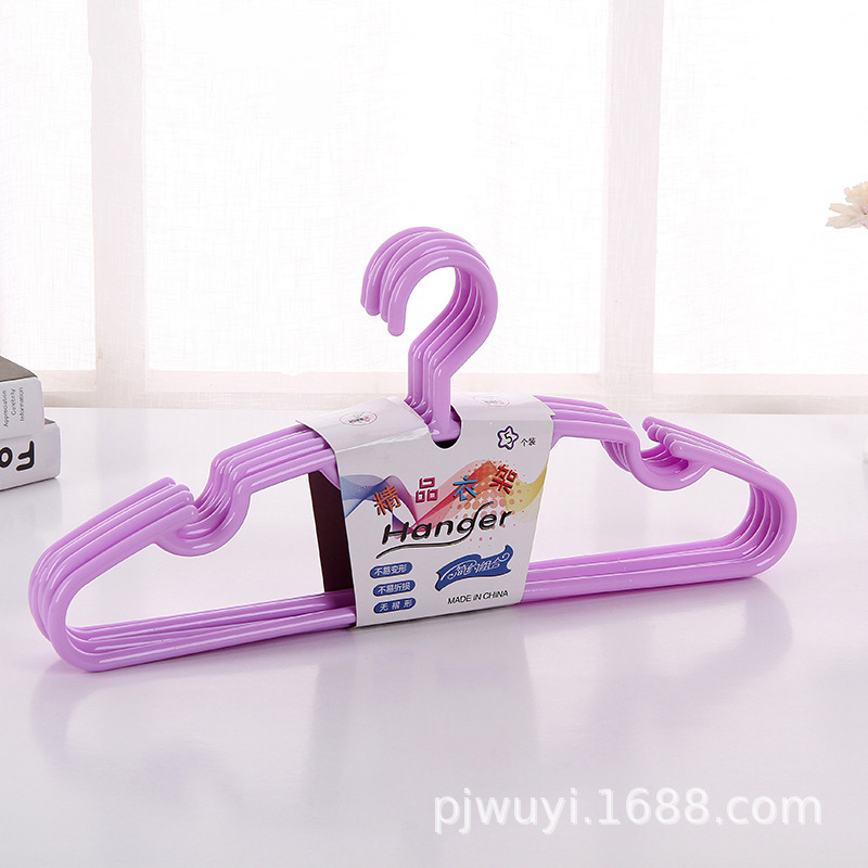 塑料无痕防滑衣架子超市商场热卖成人衣撑子家居学生宿舍衣挂详情3