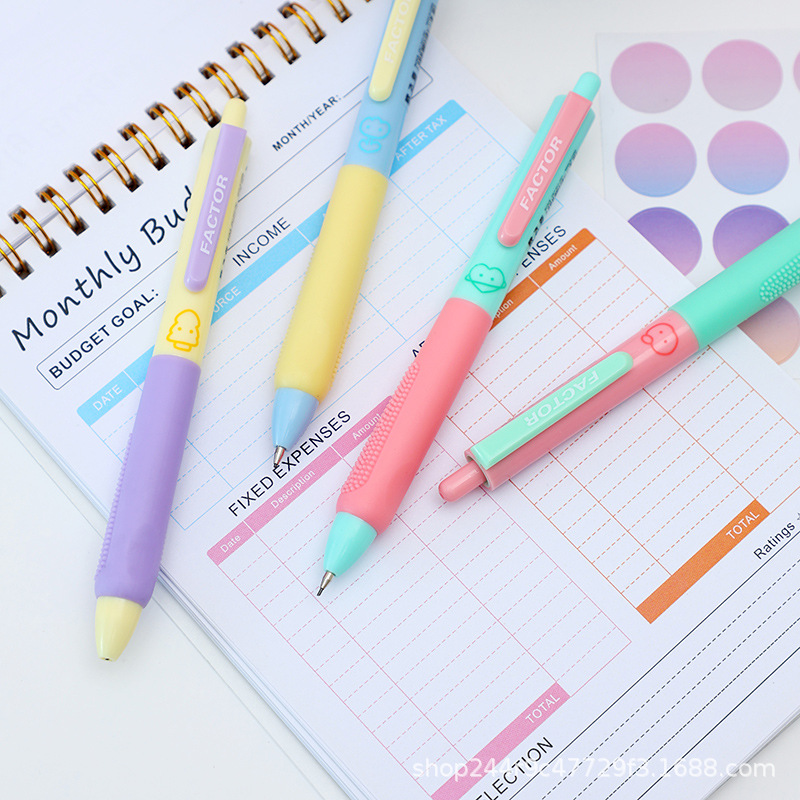 Oufeiya 8853 Korean version Creative soft-hold mechanical pencil, upright and movable pencil pic 3