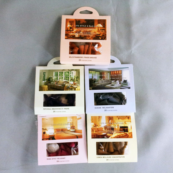 jp24熏香65620粒精装塔香+香座（6味香味可选）详情1