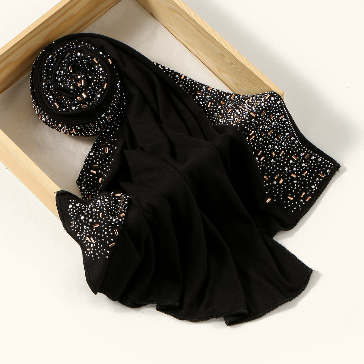 New best-selling irregular-shaped diamond ironing diamond versatile long scarf for women, Malay fashionable and elegant decorative headband, shawl and scarf pic 8