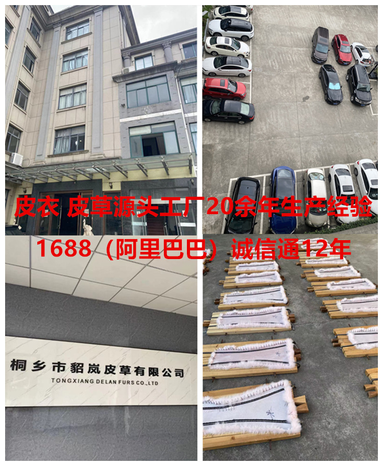 海宁皮草批发冬季新款皮毛一体麂皮绒羊羔毛外套女加绒真毛毛大衣详情1