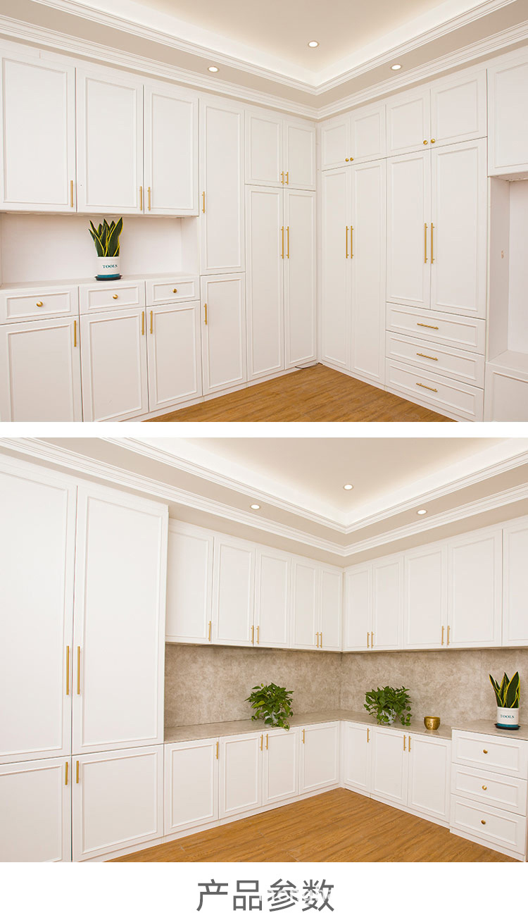 2022新款厂家直供现代简约黄铜门把手橱柜鞋柜衣柜柜门金色铜拉手详情32