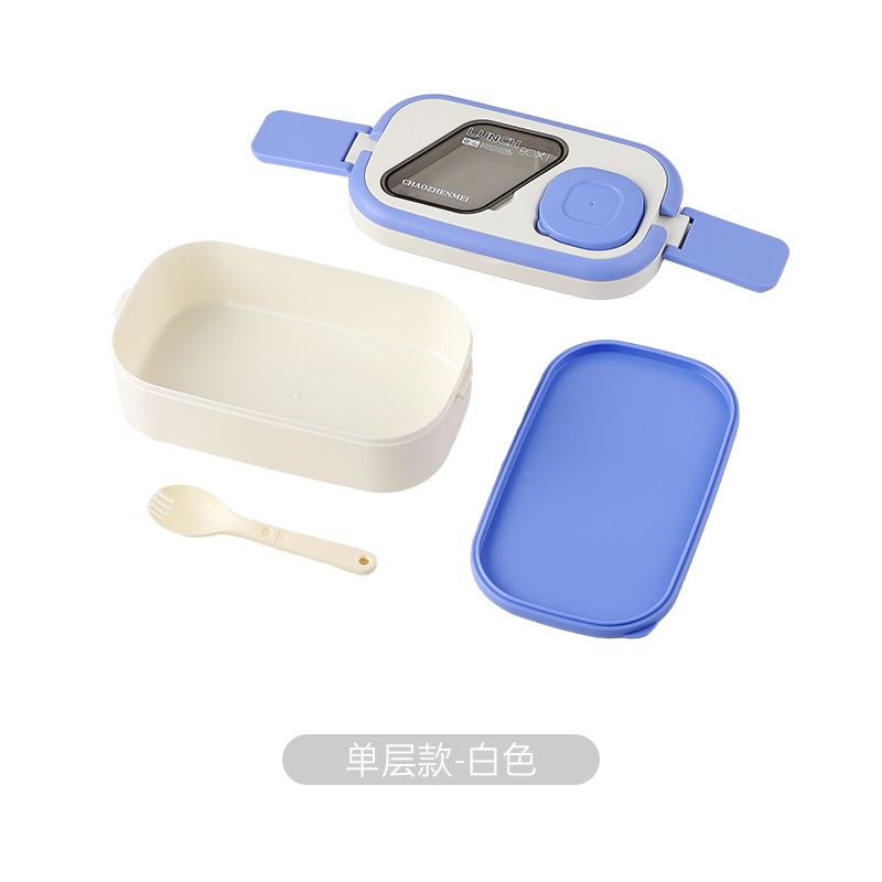 多层便当盒分格带酱料盒可微波加热学生上班族饭盒便携餐盒饭盒详情15