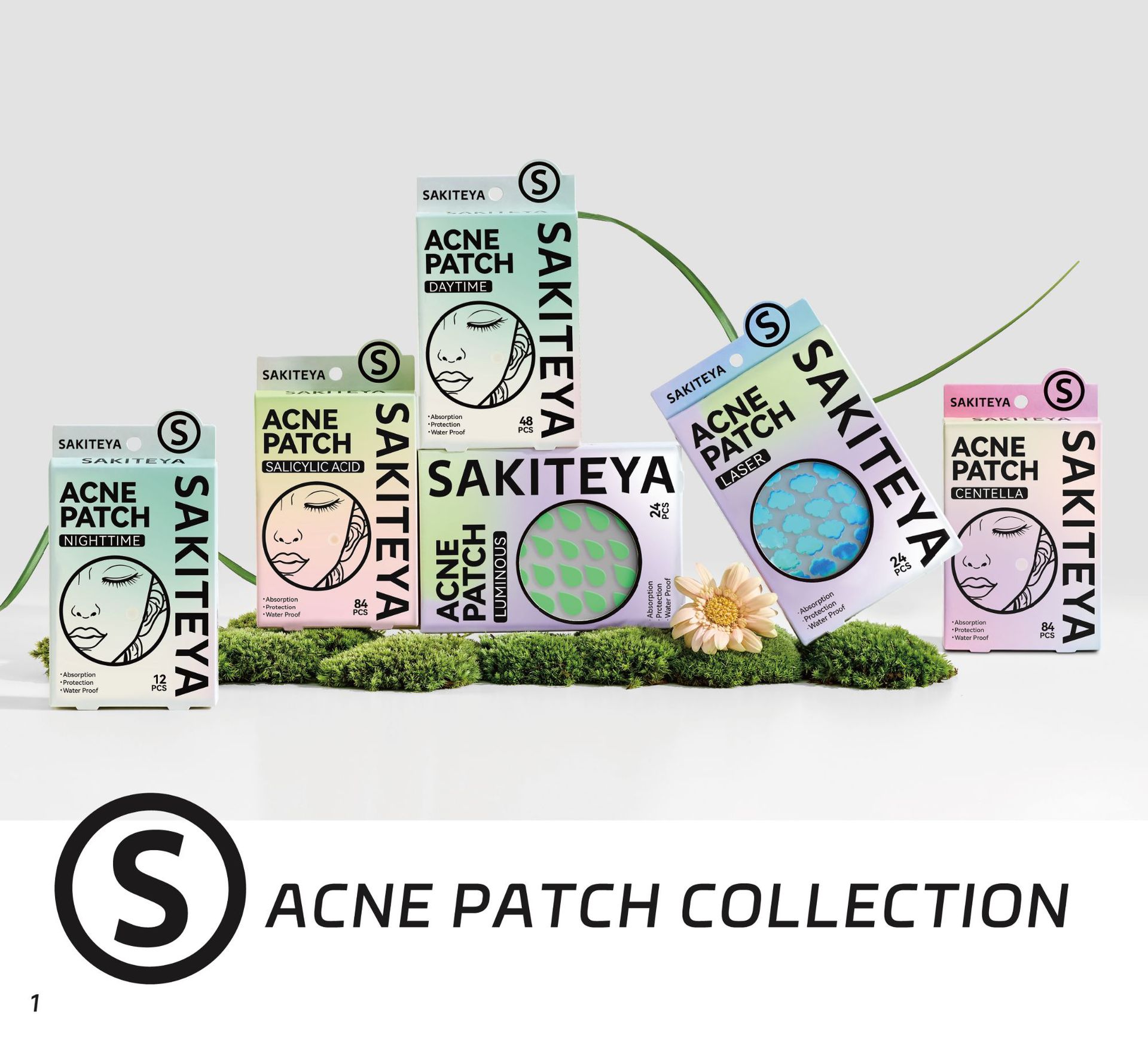 跨境出口英文痘痘贴隐形遮瑕透明日夜用24粒水杨酸超薄日用祛痘贴详情2