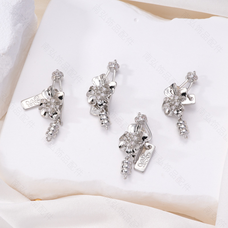Pearl necklace buckle, lobster buckle, end connection buckle, hook buckle, sweater chain, detachable buckle, diy jewelry accessories pic 5
