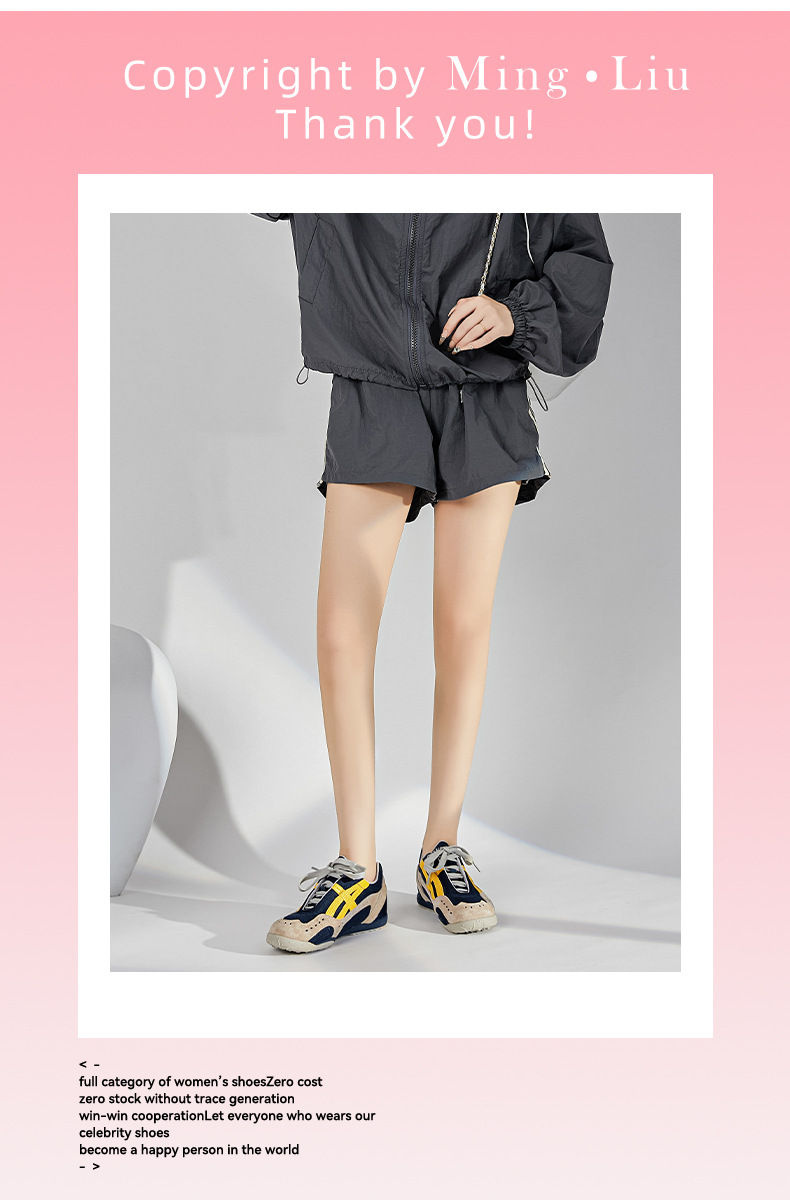 内增高3.5cm真皮阿甘鞋复古德训鞋运动女鞋2025年秋季新款华夫鞋详情31