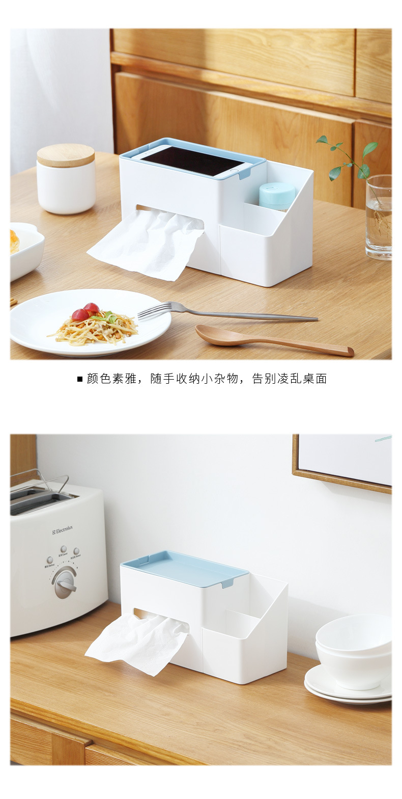 Tissue box, high-end inS-style desktop tissue box for the living room, cosmetic storage box, tissue box, daily necessities and good items pic 6
