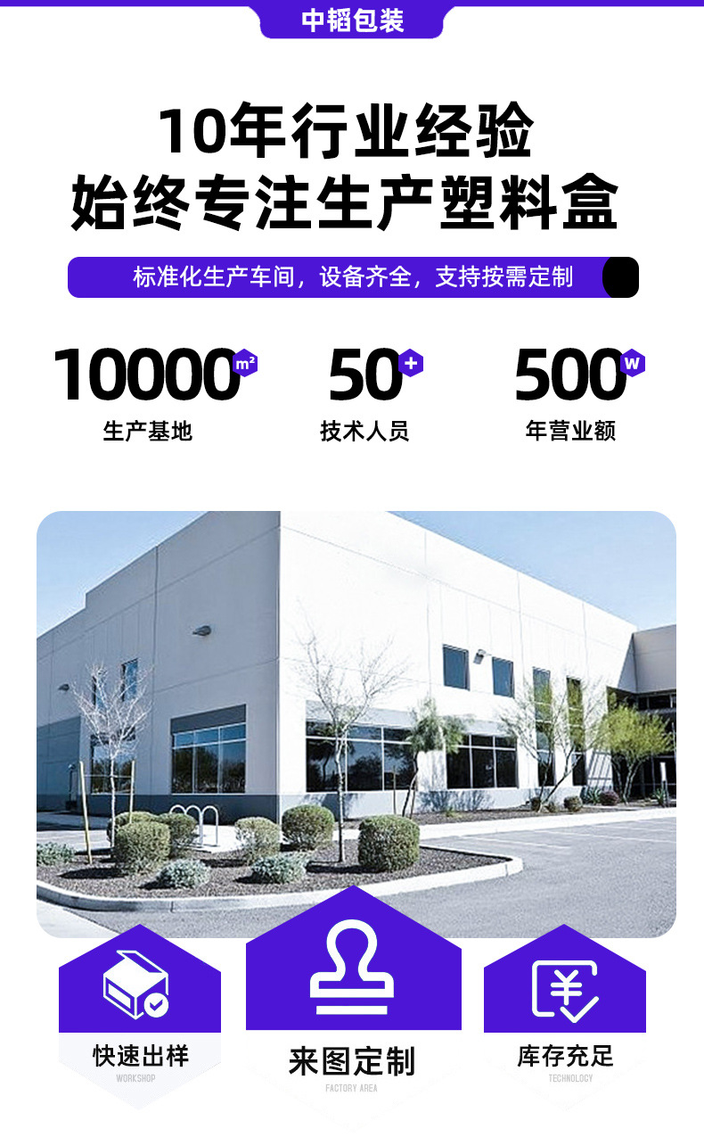 塑料盒定制pvc包装盒pp磨砂斜纹透明彩色礼品盒pet胶盒定做logo详情11