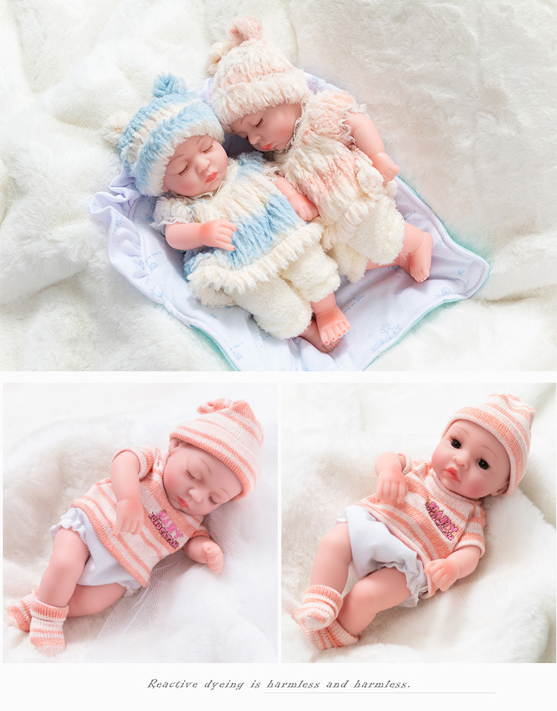 Vinyl dolls, playhouse toys, 30cm reborn dolls, simulated baby dolls, fashionable dress-up dolls wholesale pic 19