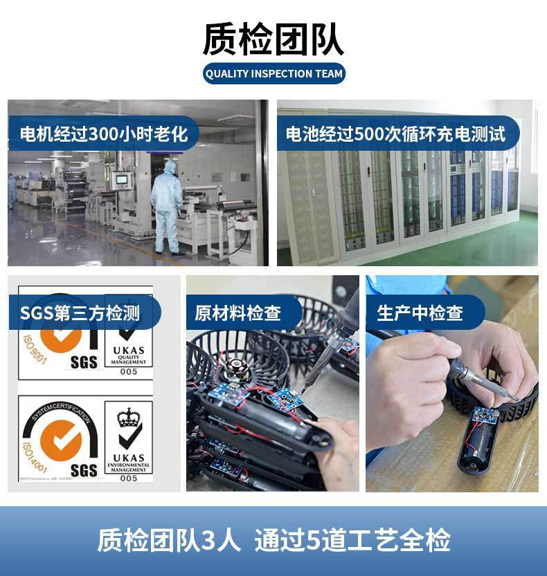 便携静音小风扇手持充电款长续航宿舍办公室桌面折叠挂脖支架数显详情25