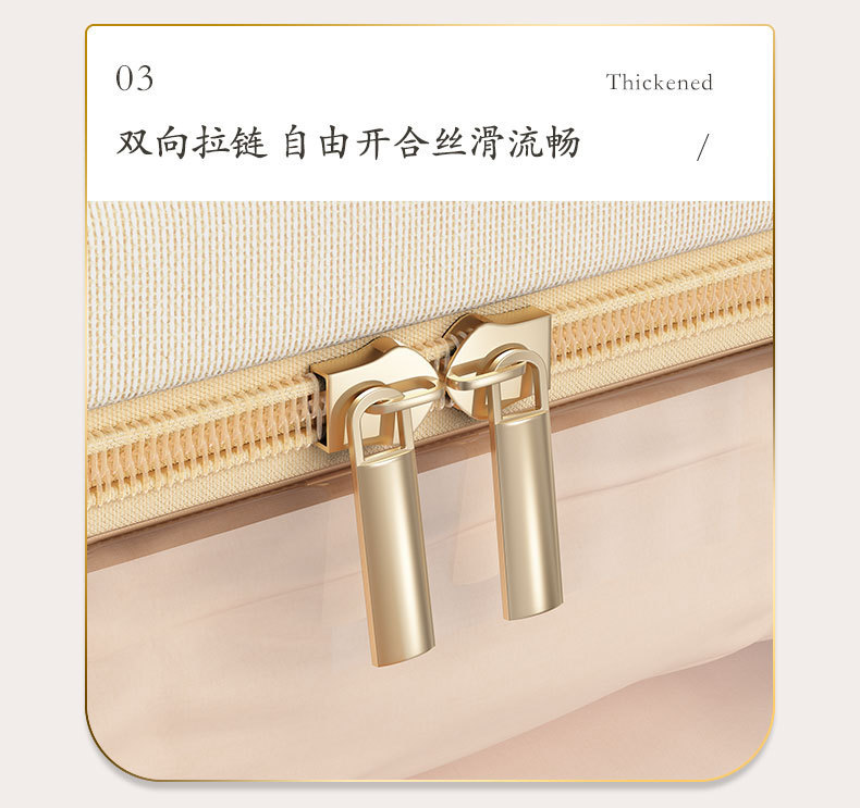 百纳折叠整理收纳箱大容量家用衣物羽绒服被子收纳箱衣服整理箱多功能储物箱详情9