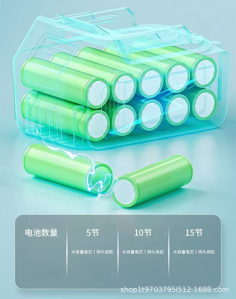 便携式无线锂电摇头风扇大功率户外家用电动风扇车载便携风扇两季适用详情7