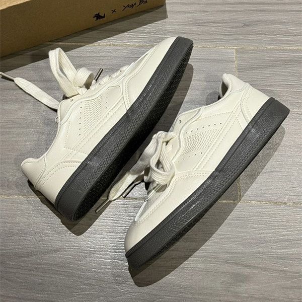 赵露思同款原创复古厚底德训板鞋2025春秋新款学生百搭休闲小白鞋详情9