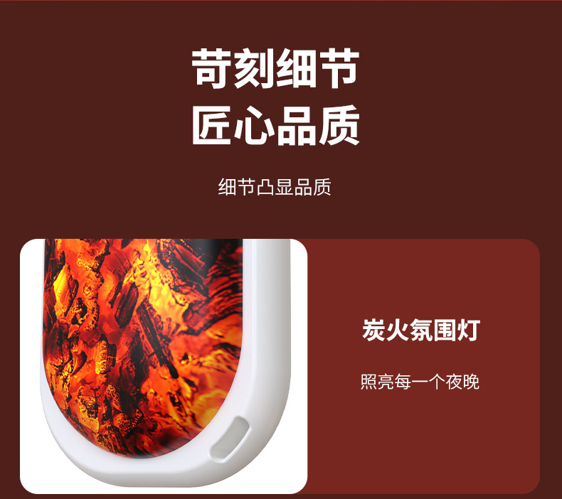 2025新款跨境数显暖手充电双面发热大容量炭火充电暖手宝工厂批发详情25
