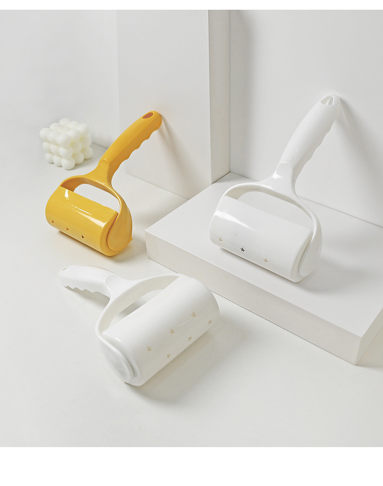 Hair-sticking roller bed detachable roller brush, hair-sticking brush, clothes dust-sticking roller, paper roll hair-sticking roller pic 4