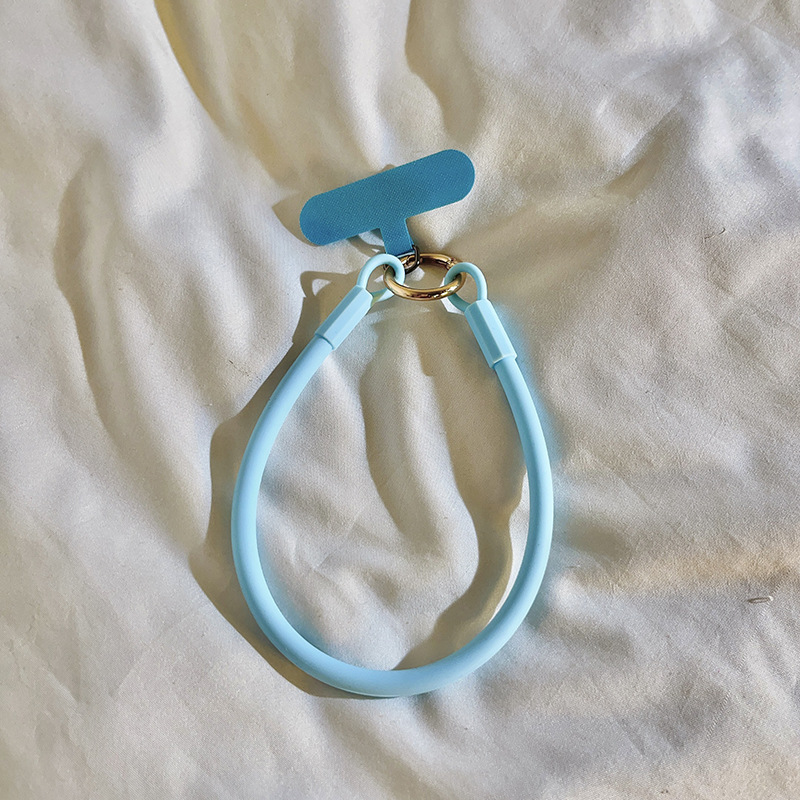 Simple orange single-buckle bracelet, phone case, pendant, ins keychain, schoolbag pendant, phone case, universal for women pic 8