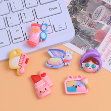 多彩鲜花花瓶夜光手工diy饰品配件奶油胶树脂小配件材料包批发详情25