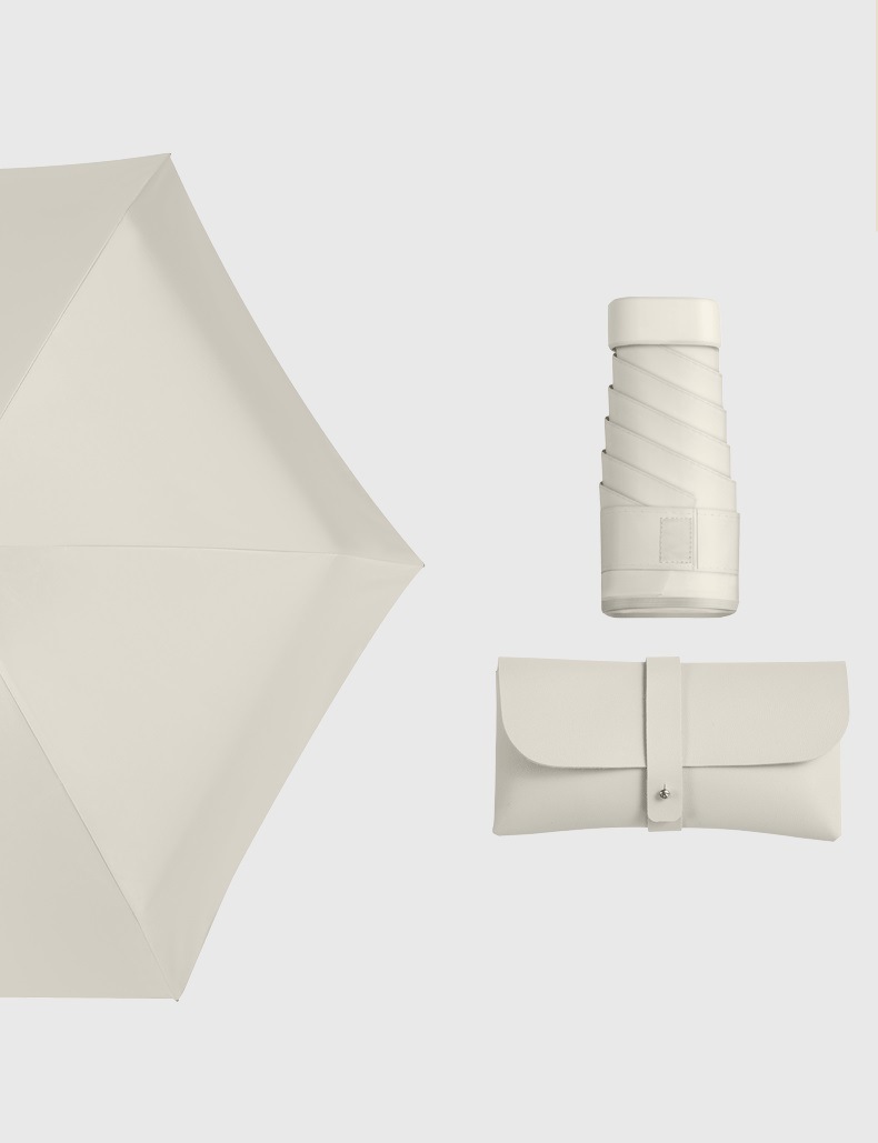 Cross-border mini capsule umbrellas, weather umbrellas, gift umbrellas, leather bag umbrellas, sun protection and shade umbrellas, with LOGO printing, advertising sun umbrellas pic 9