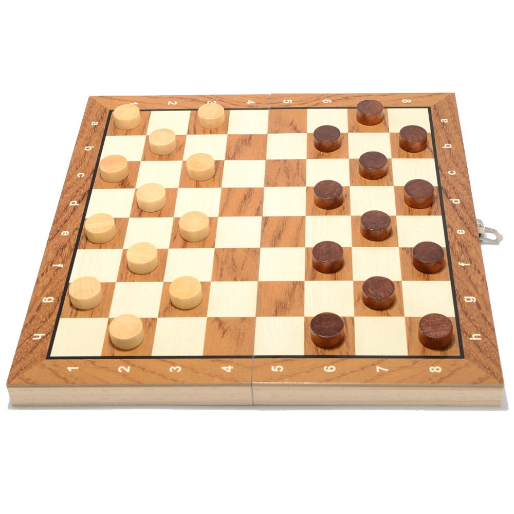 New wooden two-in-one magnetic international elephant foldable puzzle board game toy for direct sales across borders pic 5