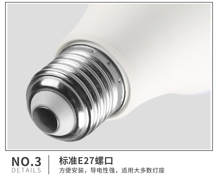 Intelligent sound and light controlled led energy-saving bulb E27 screw-type corridor radar human body automatic sensing bulb pic 20