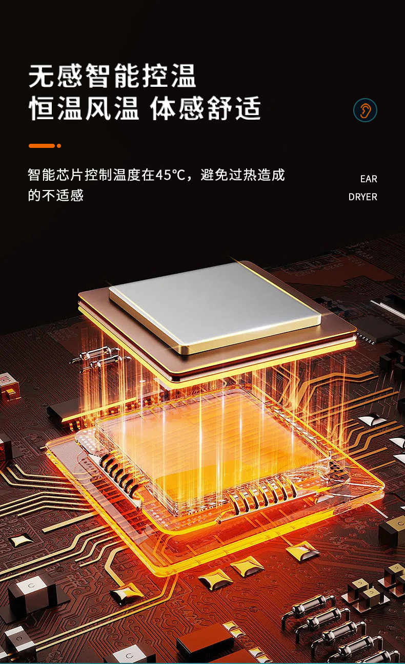shanilak   新款恒温干耳器耳朵干燥器耳道烘干机红光耳朵护理干耳宝家用批发详情8