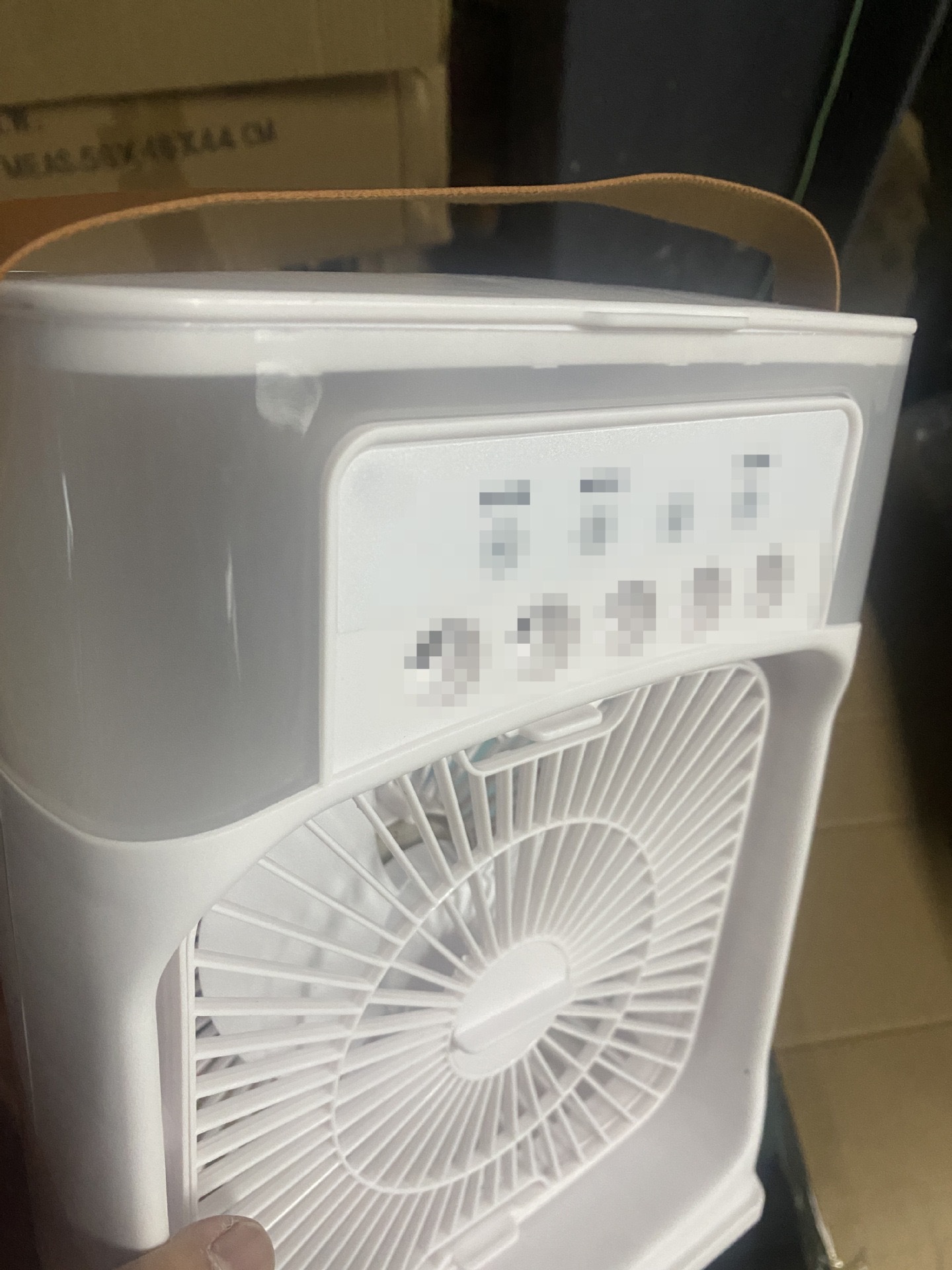 跨境爆款五孔喷雾风扇加湿制冷空调扇桌面宿舍迷你冷风机USB风扇详情2