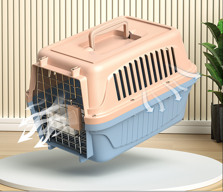 Wholesale of pet air cargo boxes, portable cat travel capsules, cat bags, dog cages, large and small dog transportation air cargo boxes pic 11