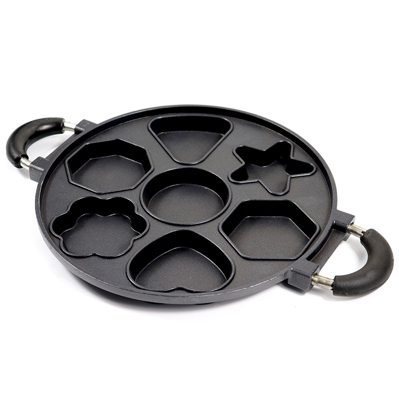 7holes cake mould 7-hole aluminum die-cast cake mold egg pan non-stick cake baking DIY mold pic 5