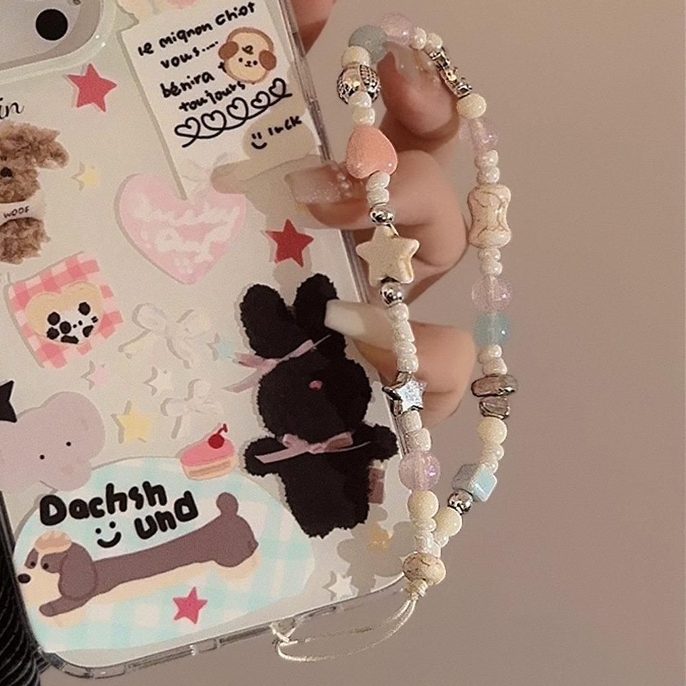 链条手机壳挂绳适用苹果/华为便携手腕带绳个性ins风甜酷挂件详情18